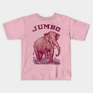 Jumbo the Elephant Vintage Image Kids T-Shirt